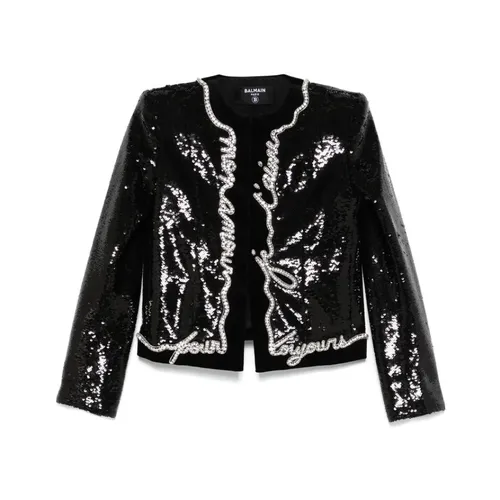 Jackets > Light Jackets - - Balmain - Modalova