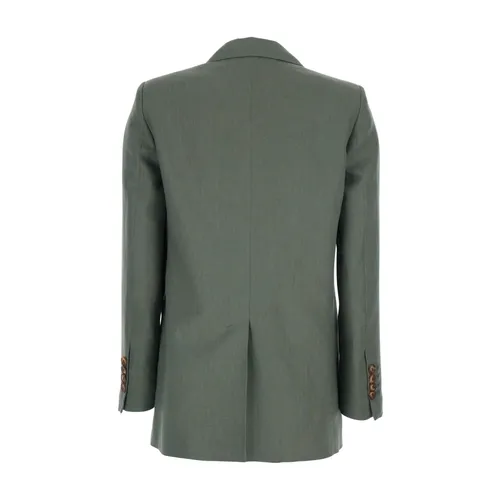 Plain - Jackets > Blazers - Green - Plain - Modalova