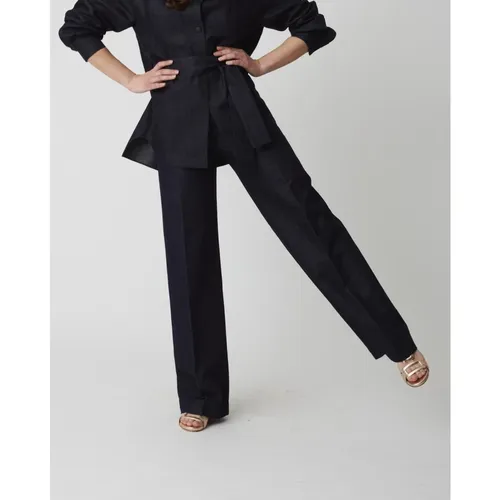 Trousers > Wide Trousers - - Via Masini 80 - Modalova