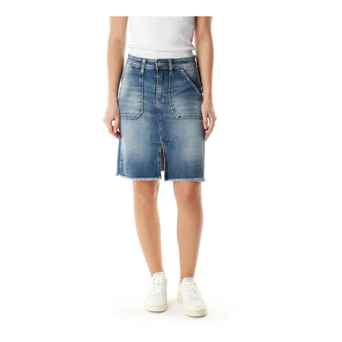 Skirts > Denim Skirts - - Le Temps Des Cerises - Modalova