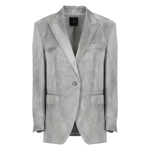 Pinko - Jackets > Blazers - Gray - Pinko - Modalova