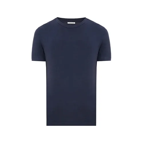 Moncler - Tops > T-Shirts - Blue - Moncler - Modalova