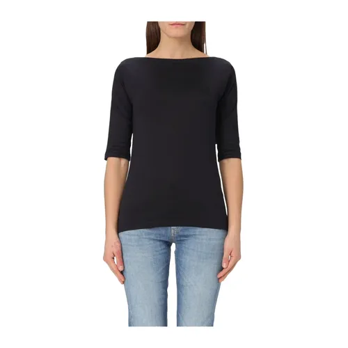 Dondup - Tops > T-Shirts - Black - Dondup - Modalova