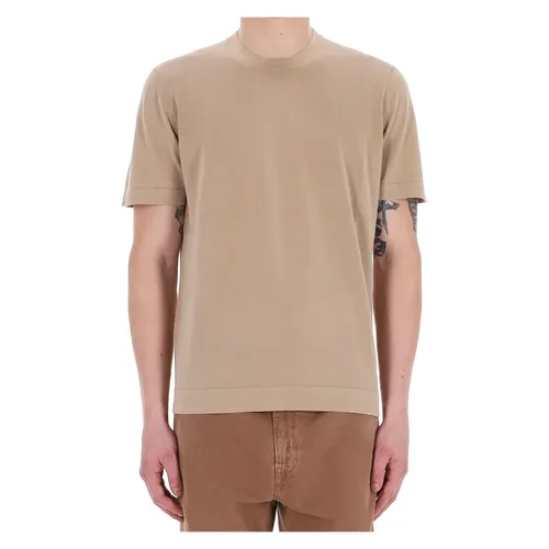 Drumohr - Tops > T-Shirts - Beige - Drumohr - Modalova
