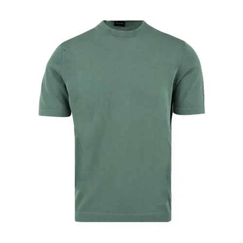 Drumohr - Tops > T-Shirts - Green - Drumohr - Modalova
