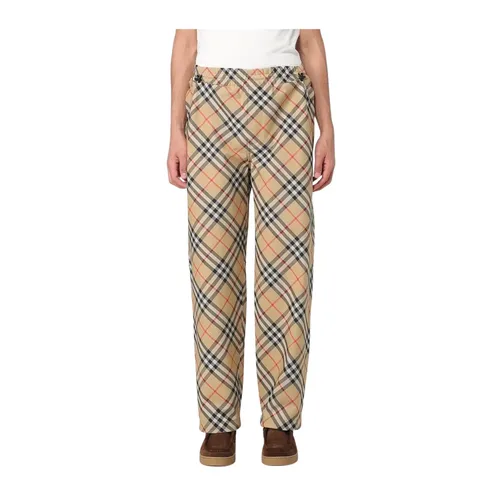 Trousers > Straight Trousers - - Burberry - Modalova