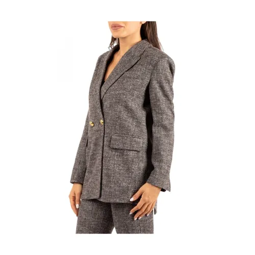 Pinko - Jackets > Blazers - Brown - Pinko - Modalova