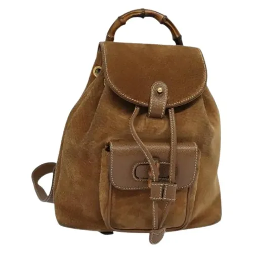 Pre-owned > Pre-owned Bags > Pre-owned Backpacks - - Gucci Vintage - Modalova