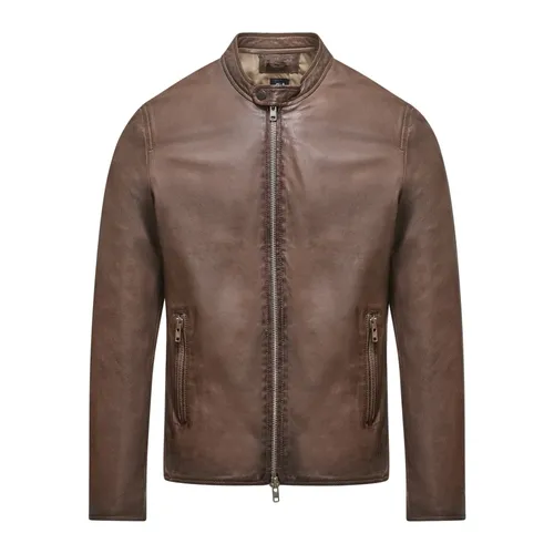Jackets > Leather Jackets - - BomBoogie - Modalova