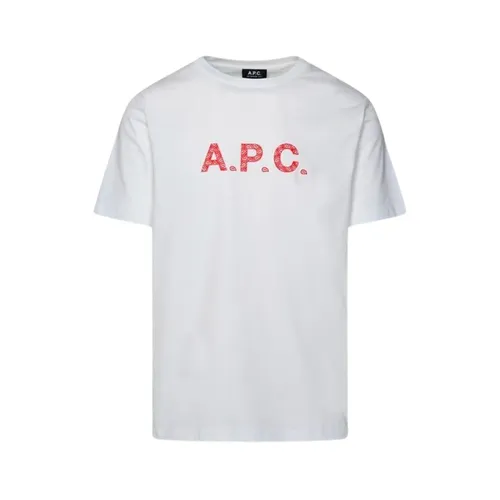 A.p.c. - Tops > T-Shirts - White - A.p.c. - Modalova