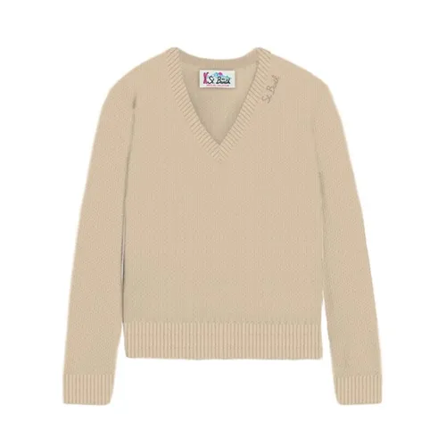 Knitwear > V-neck Knitwear - - MC2 Saint Barth - Modalova