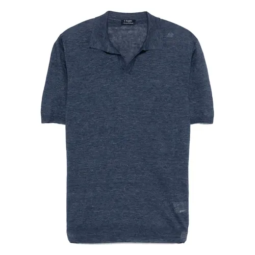 Barba - Tops > Polo Shirts - Blue - Barba - Modalova