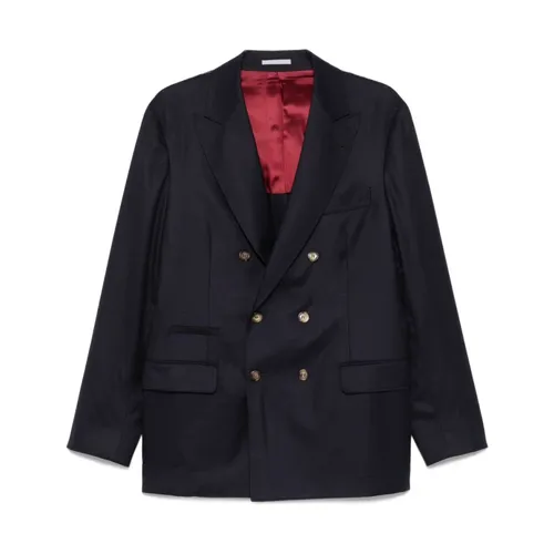 Suits > Formal Blazers - - Brunello Cucinelli - Modalova