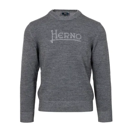 Knitwear > Round-neck Knitwear - - Herno - Modalova