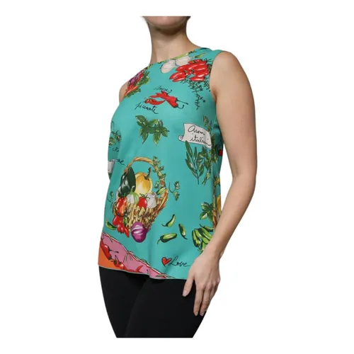 Tops > Sleeveless Tops - - Dolce & Gabbana - Modalova