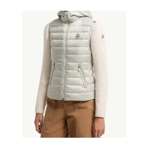 Moncler - Jackets > Vests - White - Moncler - Modalova