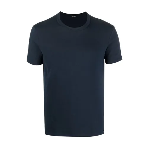 Tom Ford - Tops > T-Shirts - Blue - Tom Ford - Modalova