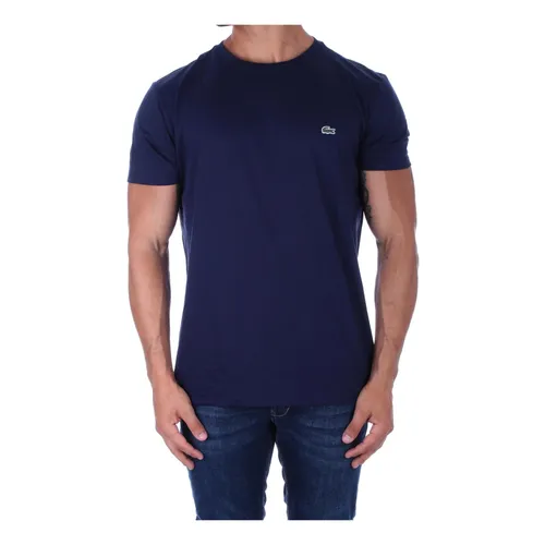 Lacoste - Tops > T-Shirts - Blue - Lacoste - Modalova
