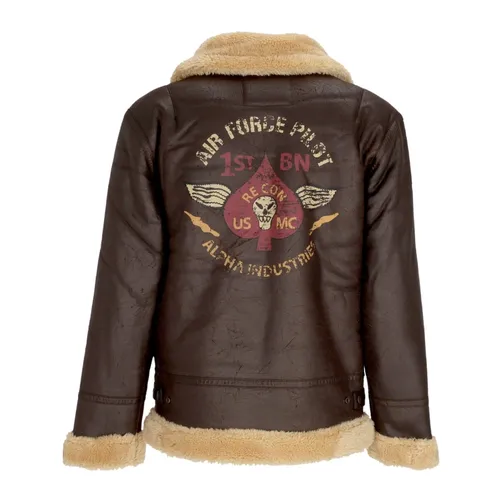 Jackets > Faux Fur & Shearling Jackets - - Alpha Industries - Modalova