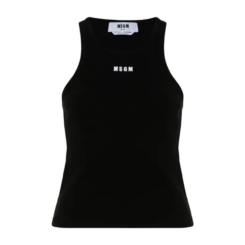 Tops > Sleeveless Tops - - Msgm - Modalova