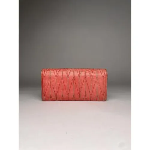Pre-owned > Pre-owned Accessories > Pre-owned Wallets - - Miu Miu Pre-owned - Modalova