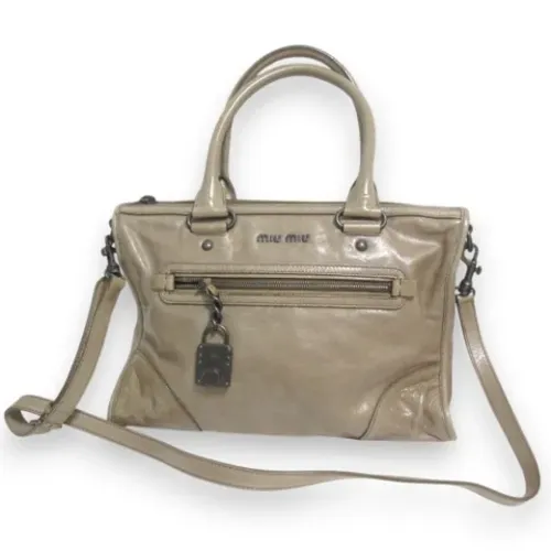 Pre-owned > Pre-owned Bags > Pre-owned Tote Bags - - Miu Miu Pre-owned - Modalova