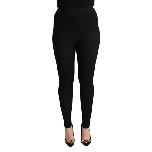 Trousers > Leggings - - Dolce & Gabbana - Modalova