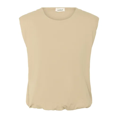 Tops > Sleeveless Tops - - Soaked in Luxury - Modalova