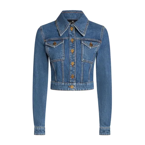 Jackets > Denim Jackets - - Etro - Modalova