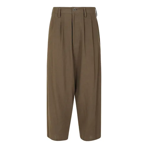 Trousers > Straight Trousers - - Yohji Yamamoto - Modalova