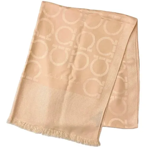 Pre-owned > Pre-owned Accessories > Pre-owned Scarves - - Salvatore Ferragamo Pre-owned - Modalova
