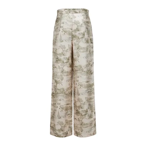 Trousers > Wide Trousers - - Max Mara Studio - Modalova