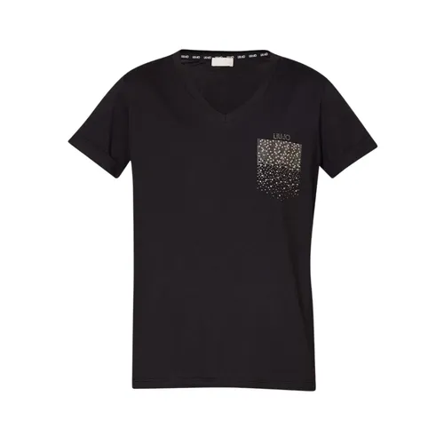 Liu Jo - Tops > T-Shirts - Black - Liu Jo - Modalova