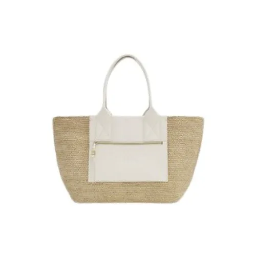 Ganni - Bags > Tote Bags - Beige - Ganni - Modalova