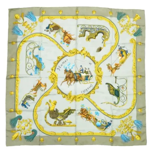 Pre-owned > Pre-owned Accessories > Pre-owned Scarves - - Hermès Vintage - Modalova