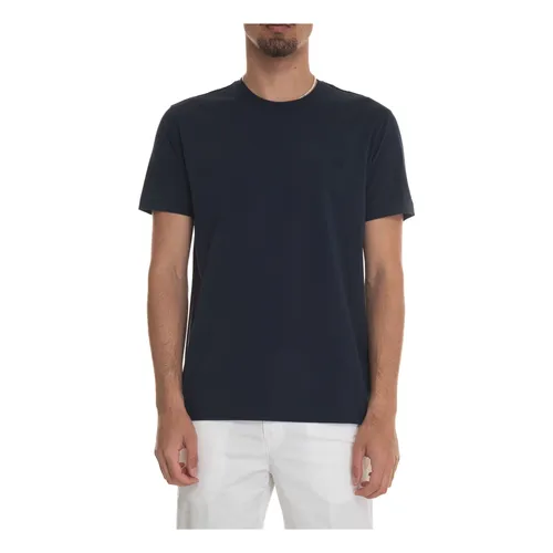 Fay - Tops > T-Shirts - Blue - Fay - Modalova