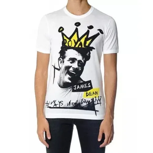 Tops > T-Shirts - - Dolce & Gabbana - Modalova