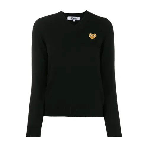 Knitwear > V-neck Knitwear - - Comme des Garçons Play - Modalova