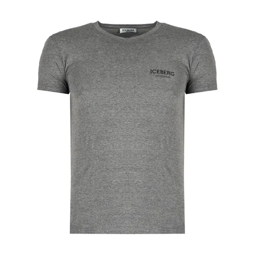 Iceberg - Tops > T-Shirts - Gray - Iceberg - Modalova