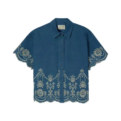 Blouses & Shirts > Denim Shirts - - MC2 Saint Barth - Modalova