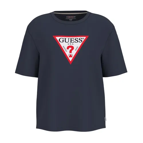 Guess - Tops > T-Shirts - Blue - Guess - Modalova