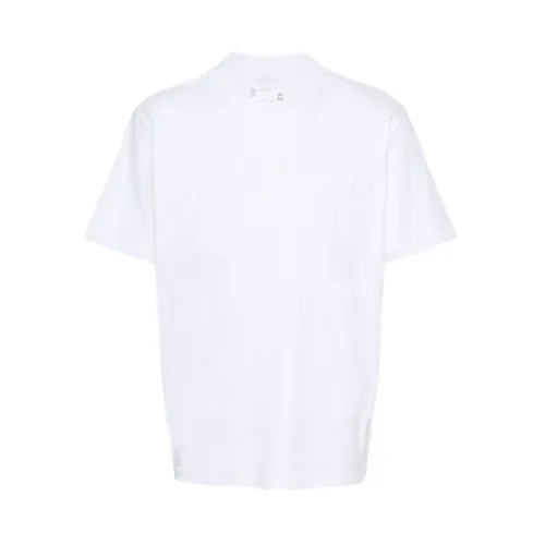 Sacai - Tops > T-Shirts - White - Sacai - Modalova