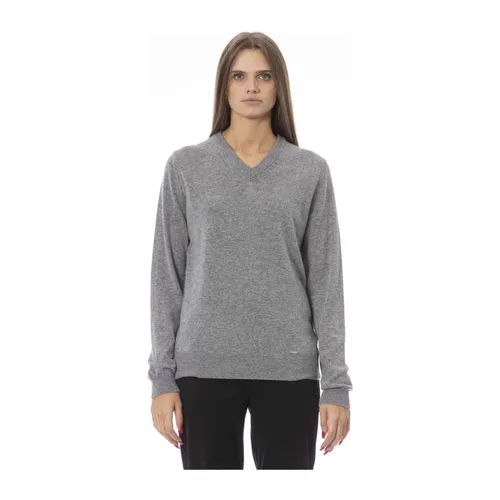 Knitwear > V-neck Knitwear - - Baldinini - Modalova