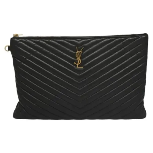 Pre-owned > Pre-owned Bags > Pre-owned Clutches - - Saint Laurent Vintage - Modalova