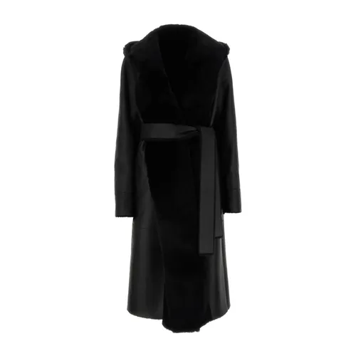 Coats > Belted Coats - - Ferragamo - Modalova