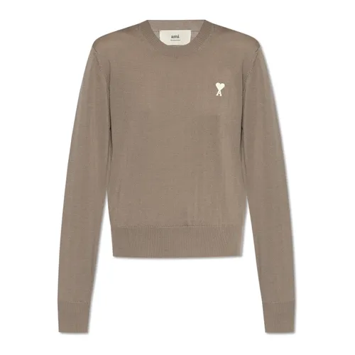 Knitwear > Round-neck Knitwear - - Ami Paris - Modalova