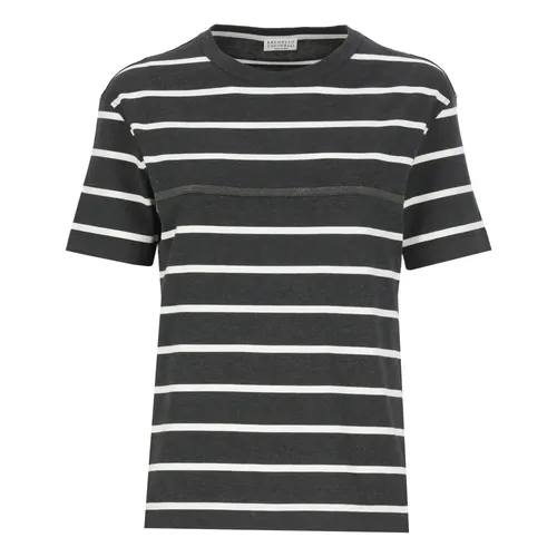 Tops > T-Shirts - - Brunello Cucinelli - Modalova