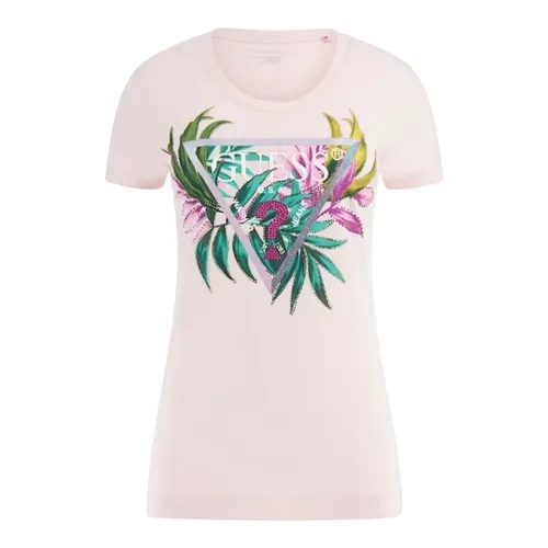 Guess - Tops > T-Shirts - Pink - Guess - Modalova