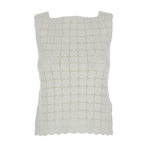 Tops > Sleeveless Tops - - Semicouture - Modalova
