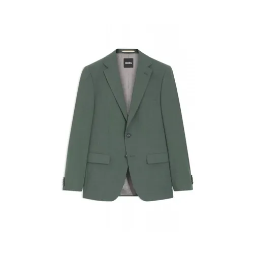 Hugo - Jackets > Blazers - Green - Hugo - Modalova